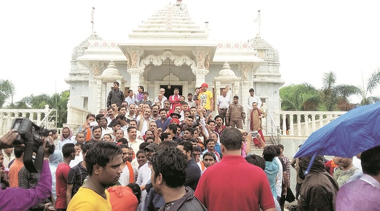 In 24 hours, Raman govt begins and then suspends Hanuman temple demolition | The Indian Express