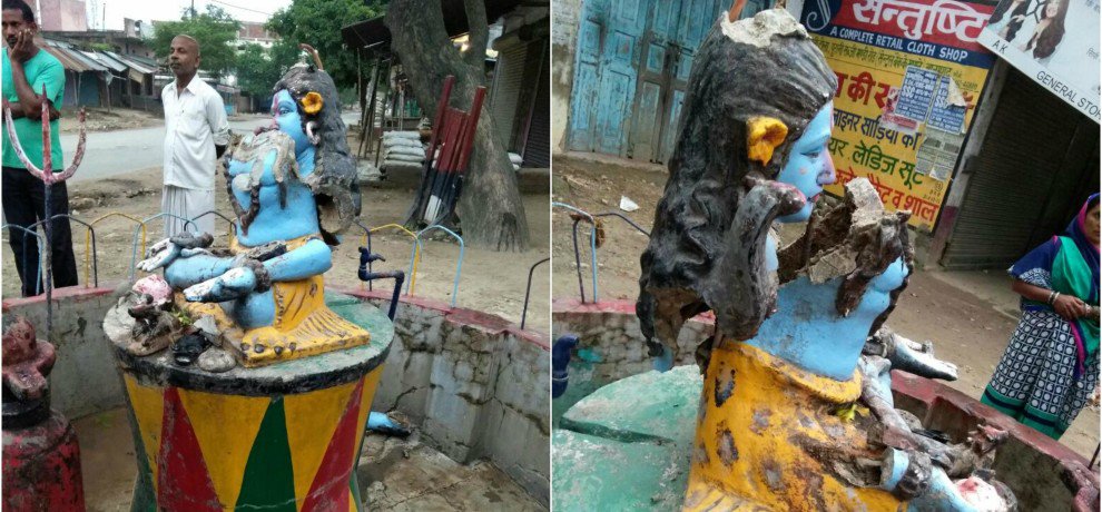 Man breaks Lord Shiva’s idol, asks why stop him if Aamir Khan was ‘allowed’ in PK  | Opindia.com